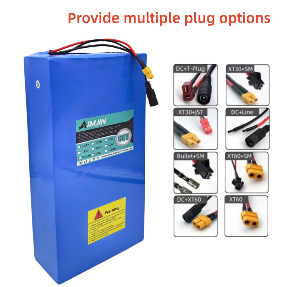 16S8P 1000W-3000W 60V 30Ah Hig - 60V 30Ah Electric Scooter Battery recension och pris