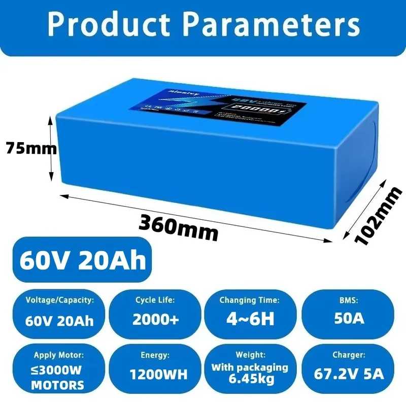 60V 20AH 30AH 21700 Lithium Ba - 60V 30Ah Electric Scooter Battery recension och pris